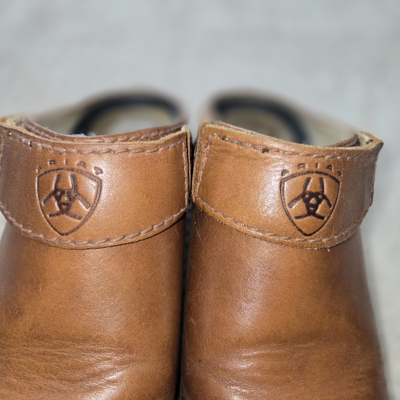 Ariat Leather Brown Mules Clogs Slingbacks Size 6 Women's - Picture 4 of 10